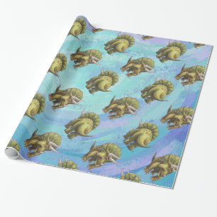 Triceratops Mönster Presentpapper