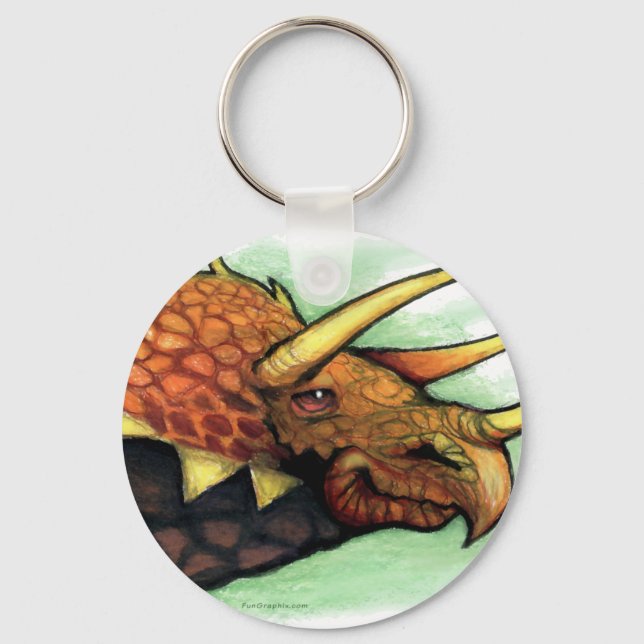 Triceratops Nyckelring (Framsida)