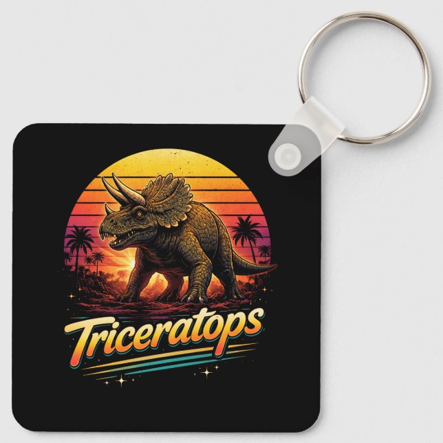 Triceratops Nyckelring (Baksida)