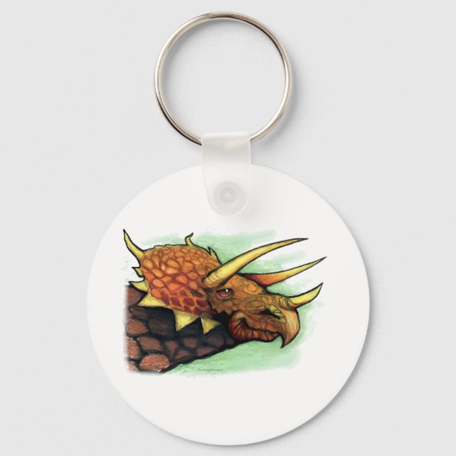 Triceratops Nyckelring (Framsida)