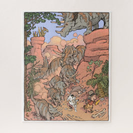 Triceratops Puzzle Pussel