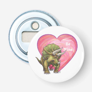 Triceratops Röd ros Heart Flasköppnare