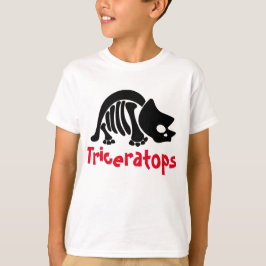 Triceratops Skeleton T Shirt
