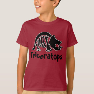 Triceratops Skeleton T Shirt