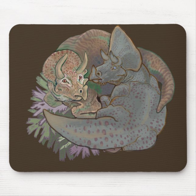 Triceratops Snuggles Musmatta (Framsidan)