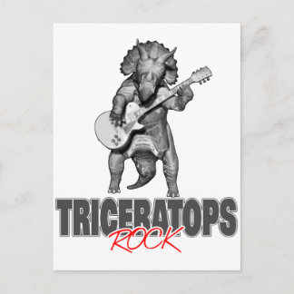Triceratops Sten Vykort