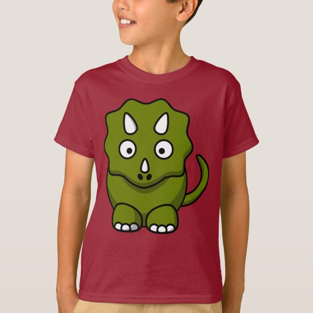 Triceratops T Shirt (Framsida)