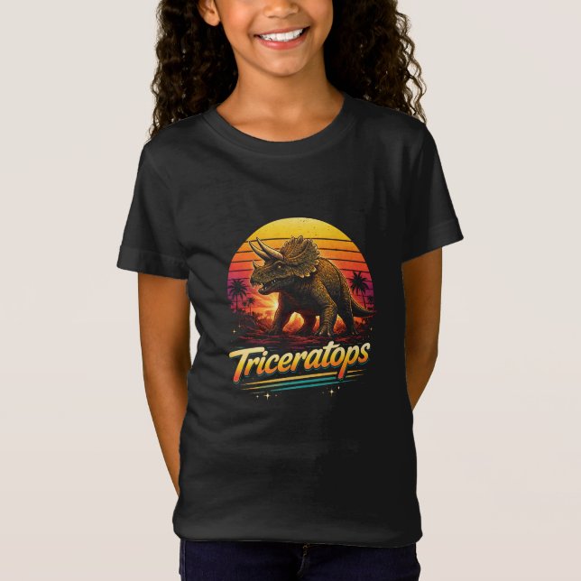 Triceratops T Shirt (Framsida)
