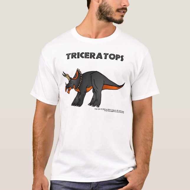 Triceratops T-shirt (Framsida)