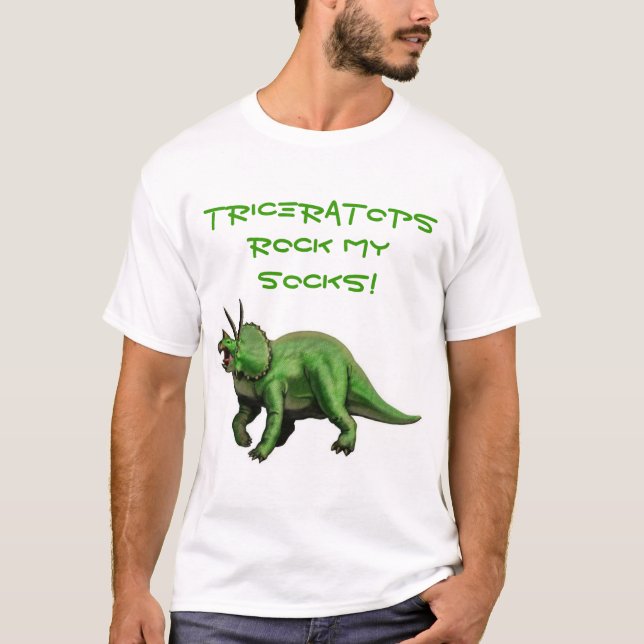 Triceratops T-shirt (Framsida)