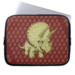 Triceratops Tecknad Laptop Fodral