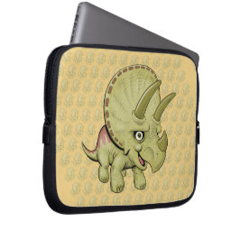 Triceratops Tecknad Laptop Sleeve