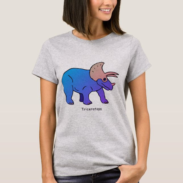 Triceratops Tee Shirt (Framsida)