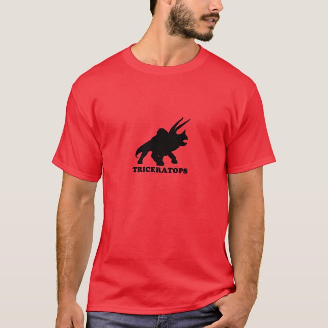 Triceratops Tee Shirt (Framsida)