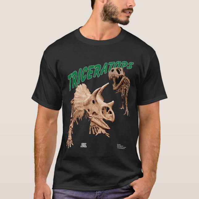 Triceratops Tee Shirt (Framsida)