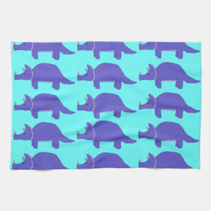 Triceratops towel kökshandduk