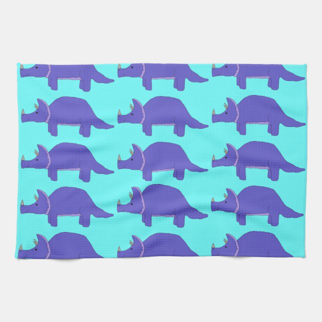Triceratops towel kökshandduk (Horisontell)