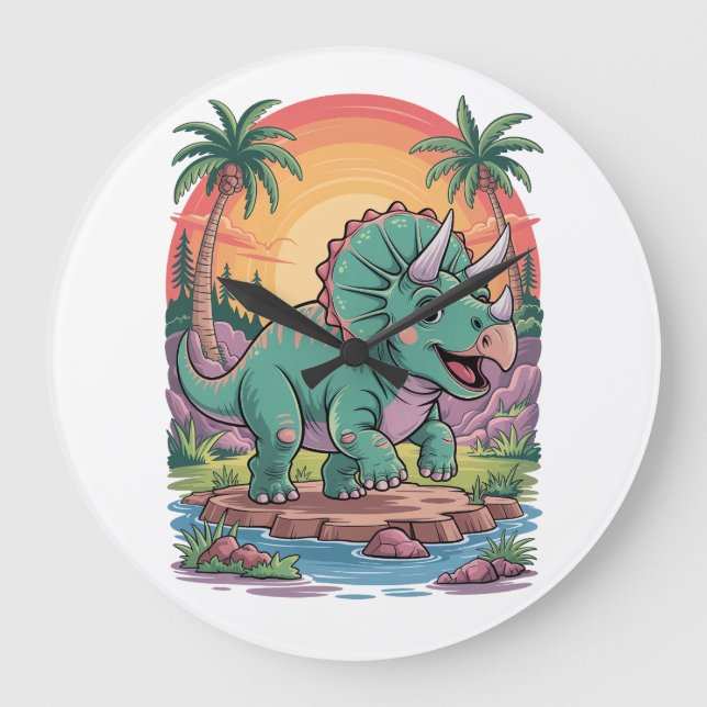 Triceratops triumf stor klocka (Framsida)