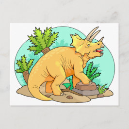Triceratops Vykort