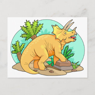 Triceratops Vykort