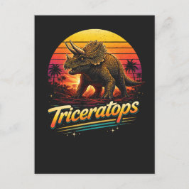 Triceratops Vykort