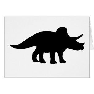 TriceratopsDinosaur. Hälsningskort
