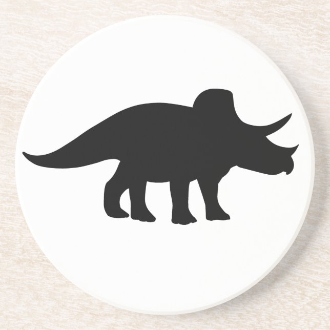 TriceratopsDinosaur. Underlägg Sandsten (Framsidan)