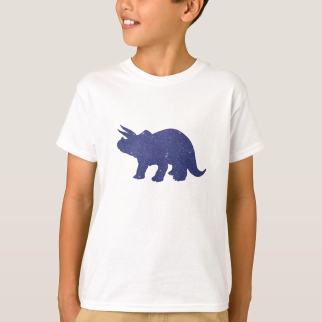 TriceratopsDinosaurkonst T Shirt (Framsida)