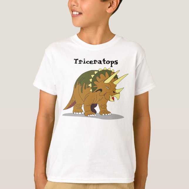 Triceratopsen lurar shirt.en tee (Framsida)