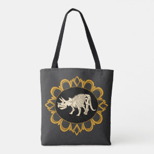 TriceratopsfossilCameo Tygkasse
