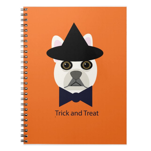 Trick and Treat Hund Anteckningsbok (Framsidan)