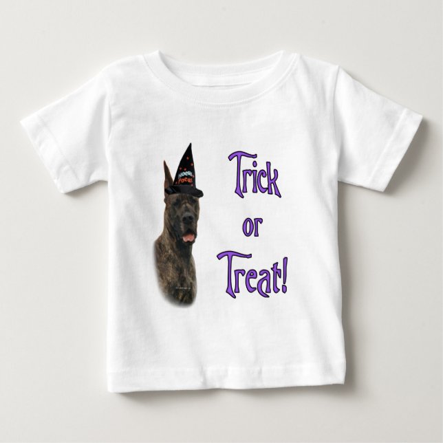 Trick av great dane (brindle) t shirt (Framsida)