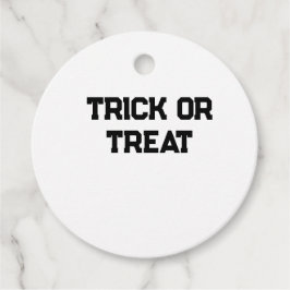 Trick eller. Behandla Halloween-skämt, svart, enke Gåvor Etiketter