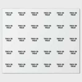 Trick eller. Behandla Halloween-skämt, svart, enke Presentpapper