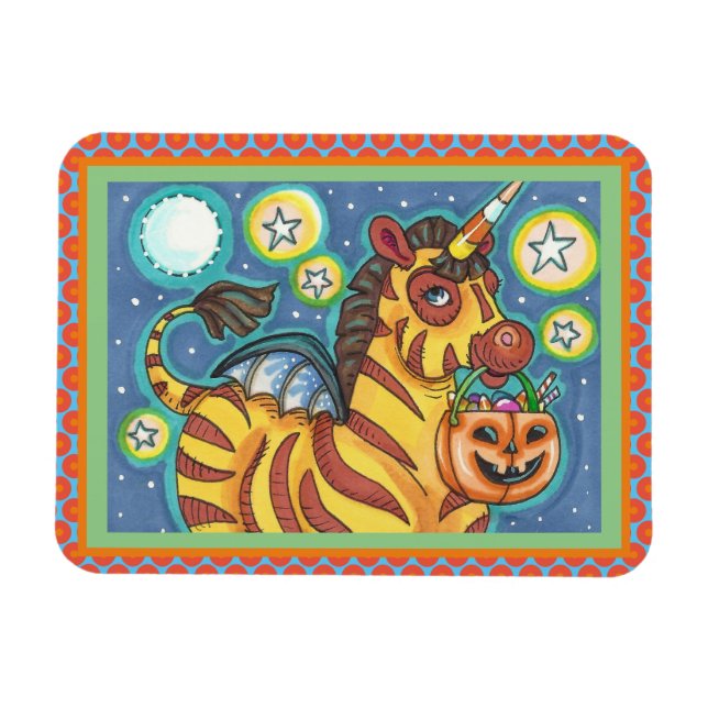 TRICK ELLER BEHANDLING AV FLADDERMUS VINGE ZEBRA,  MAGNET (Horisontell)