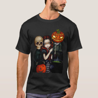 Trick-eller-Behandling ut av den Halloween Tee