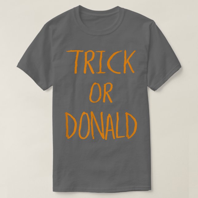 Trick eller DONALD Halloween T Shirt (Design framsida)