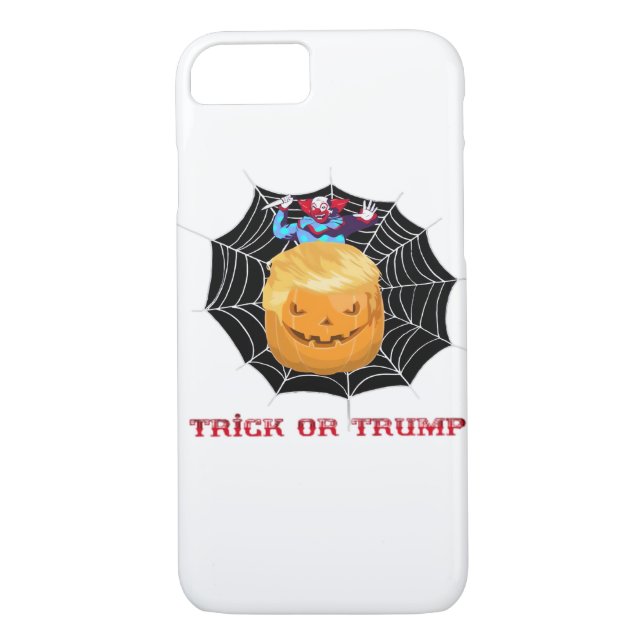 Trick eller Halloween Scary Clown Case-Mate iPhone Skal (Baksida)
