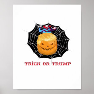 Trick eller Halloween Scary Clown Poster
