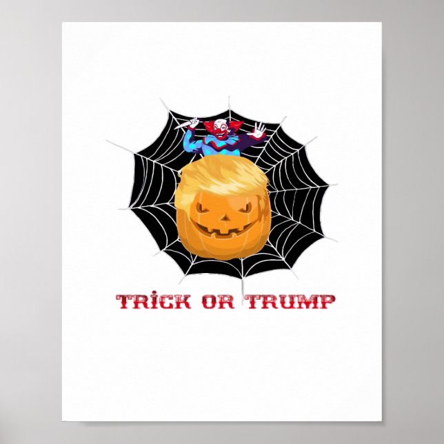 Trick eller Halloween Scary Clown Poster (Framsidan)