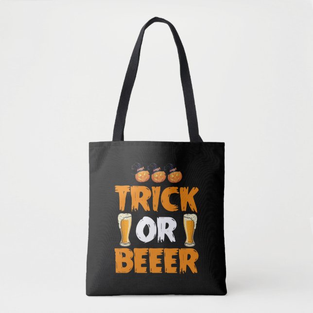 TRICK ELLER HALLOWETEN FÖR NÖTKÖTT TYGKASSE (Framsida)