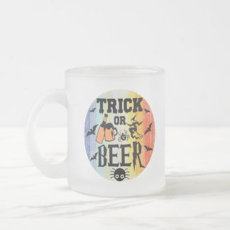 TRICK ELLER ÖL - HALLOWEEN FROSTAD GLASMUGG