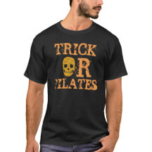 Trick eller Pilater - Funny Halloween Shirt