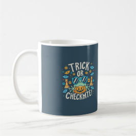 Trick eller schackmatt kaffemugg