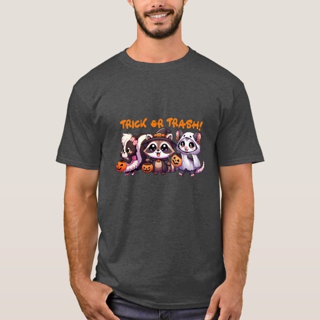 Trick eller Sopor! T Shirt (Framsida)