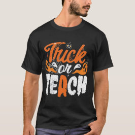 Trick eller Teach Teacher Halloween Costume T Shirt