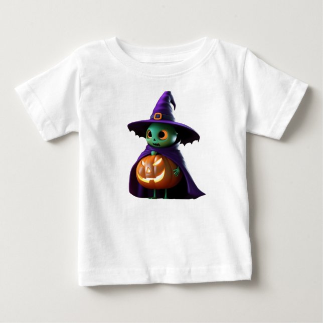 Trick eller Tee: Spooky Stil för Halloween T Shirt (Framsida)