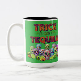 Trick eller Tequila Tee Två-Tonad Mugg