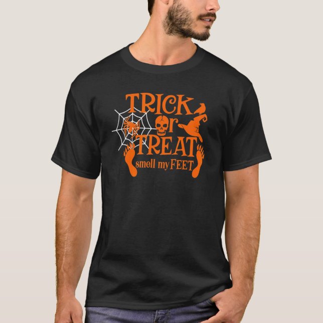 Trick eller trea t shirt (Framsida)