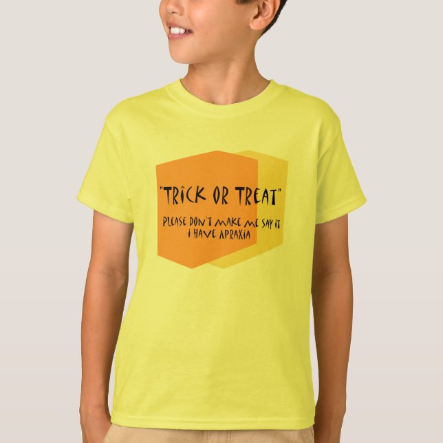 Trick- eller treat-AutismT-tröja T Shirt (Framsida)
